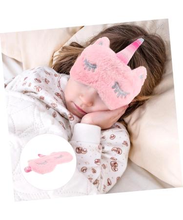 Masque De Sommeil En Peluche Motif Licorne Rose Bandeau De Nuit lastique Et L ger Couvre-yeux Confortable Sans Pression Pour Dormir Voyager Sieste Gar on Et Filles - Buy Online on GoSupps.com