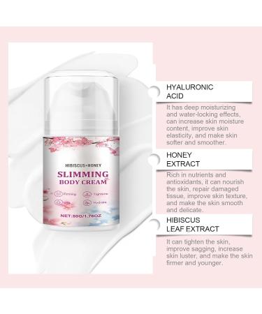 Skin Tightening Cream Body for Belly Fat Hibiscus & Honey Skin Firming Body Cream Cellulite Cream Hibiscus & Honey Body Shaping Cream Cellulite Remover Lifting Moisturizing Elasticity Natural - Buy Online on GoSupps.com