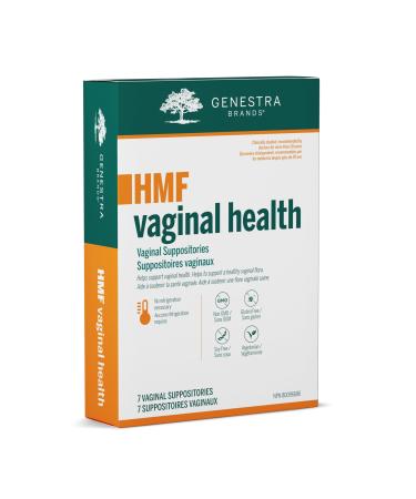 Genestra Brands HMF Vaginal Health | Suppositories to Support Vaginal Health and Healthy Vaginal Flora* | 7 Vaginal Suppositories