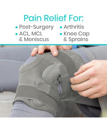 Vive Hinged Knee Brace for ACL MCL & Meniscus Tear - Lightweight Breathable Adjustable Patella Wrap for Men & Women - Best Support for Tendonitis - International Shipping - Buy Online on GoSupps.com