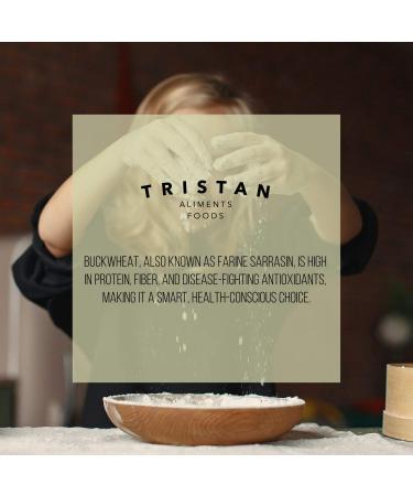 Tristan Foods Gluten Free Organic Buckwheat Flour (2 lbs.) - High Fiber & Protein | Vegan Friendly | Ideal for Cooking, Baking & Batter | Cultivated in Canada - Buy Online on GoSupps.com