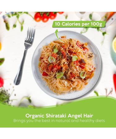 Caloless Shirataki Noodles - Angel Hair - Pack of 6 - Buy Online on GoSupps.com