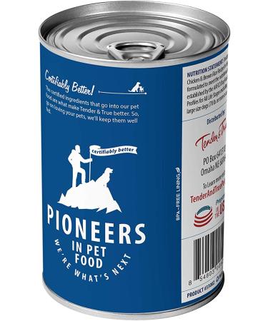 Buy Tender & True Antibiotic-Free Chicken & Brown Rice Canned Dog Food | 12-pack, 13.2 oz - Buy Online on GoSupps.com