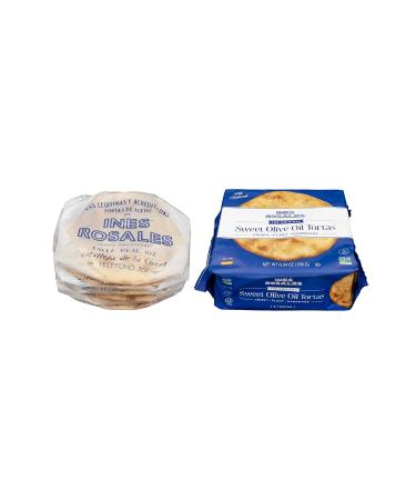 Ines Rosales Original Sweet Olive Oil Tortas - Fine Mediterranean Crisps - 6.34 Oz Pack (Pack of 1) - Buy Online on GoSupps.com