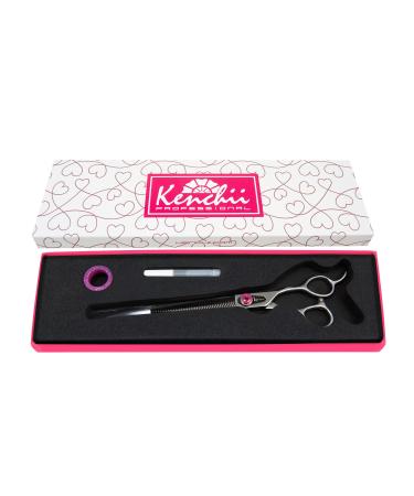 Kenchii Dog Grooming Scissors |46 Tooth Dog Grooming Thinning Shears | Thinning Shears For All Dog Breeds | Pet Hair Blending Scissor | Pet Grooming Accessories | Love Collection 46 Tooth Thinner