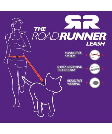 Ezydog Jogging Leash for Small & Medium Dogs - Reflective Elastic 210cm Bungee Jogging Leash - Perfect for Runners - Bubblegum Color - Buy Online on GoSupps.com