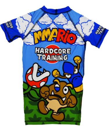 Hardcore Training MMArio Rash Guard Kids - Compression Base Layer for No Gi BJJ Grappling | 12 Years - Buy Online on GoSupps.com