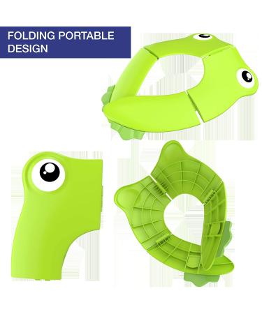 Portable Folding Large Non-Slip Potty Training Seat for Kids - Boys & Girls Toilet Seat Cover for Travel - Buy Online on GoSupps.com