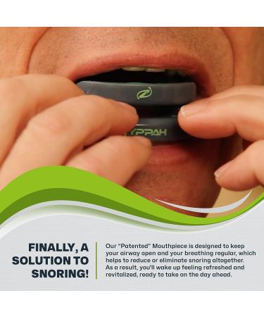 ZYPPAH Anti Snoring Hybrid Oral Mouthpiece with Tongue Strap - Custom Mold for Better Sleep - Stop Snoring and Achieve Happy Sleep - Military Grade - 2.25 x 2.75 x 1 inches - Buy Online on GoSupps.com