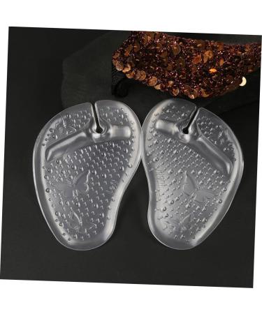 FRCOLOR Gel Slipper Pads for Athletes | 9 Pairs Metatarsal Foot Toe Cushion for High Heels & Comfort | Clear Forefoot Insoles - Buy Online on GoSupps.com