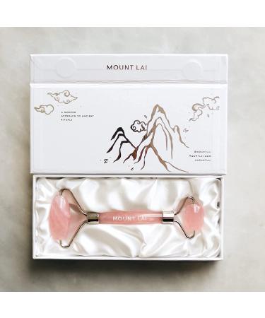 Mount Lai Rose Quartz Facial Roller - Enhance Your Skincare Routine - Buy Online on GoSupps.com