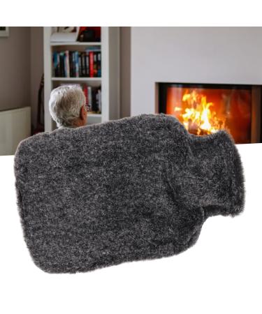 Soft Plush Hot Water Bottle Hot Water Bag Winter Men Women Portable Simple Thick Hot Water Bag for Home