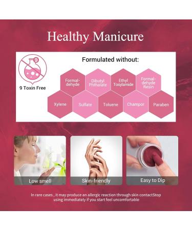 28g Dark Purple Dipping Powder No Lamp Cure Gel-Like Nails | HJ-ND064B-No.55 - Buy Online on GoSupps.com