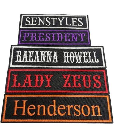 MVCEN Custom Name Patches - Personalized Military Embroidery for Uniform, Jacket, Hoodie, Backpacks - 2 Pcs Tactical Moral Name Patch - Buy Online on GoSupps.com