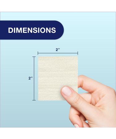 MedVance Collagen Dressing Pads - Comfortable and Long Lasting Wound Protection (2x2, Box of 5) - Buy Online on GoSupps.com