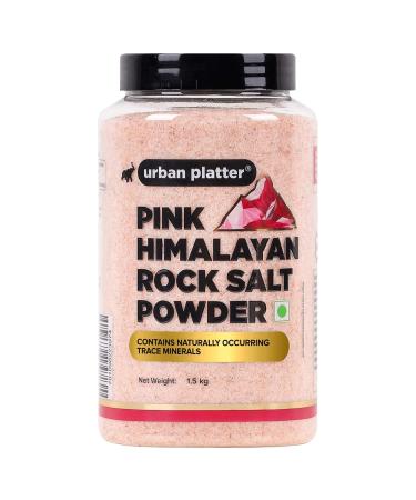 Urban Platter Pink Himalayan Rock Salt Powder 15 kg mineralrich salt unrefined & pure Sendha Namak Noniodized Optically Sort