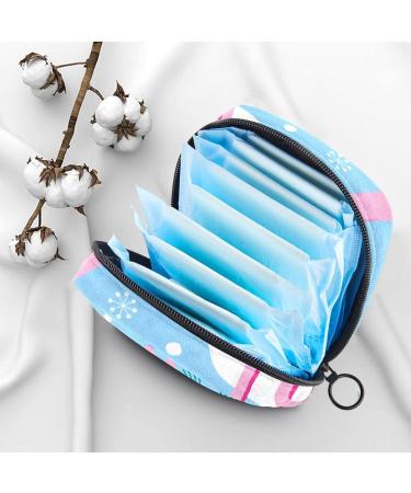Shop Women's Napkin Storage Pocket - Christmas Snowflake Flamingo Funny Menstrual Cup & Portable Bags for First Period - Color 5 - Buy Online on GoSupps.com