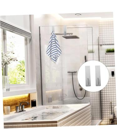 DOITOOL Clothes Rack 2pcs Back-Mounted Single Hook Wall Mount Clothing Rack Towel Hanger Towel Hooks Over The Door - Buy Online on GoSupps.com