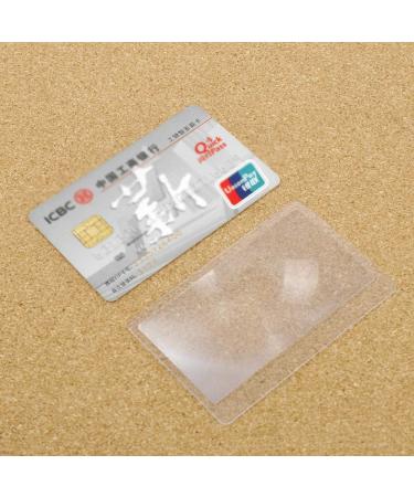 10 PCS Credit Card Sized Magnifying Lenses3xMagnifier Magnification Magnifying Fresnel Lens Superior Quality and Creative Medium - Buy Online on GoSupps.com