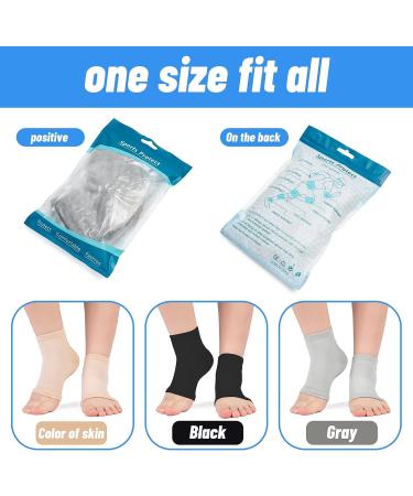 DCC-GETS Moisturizing Gel Socks for Women- 2 Pairs, Cracked Heel Treatment- Beige - Buy Online on GoSupps.com