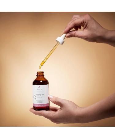 Derora Rosehip Oil | Nourishes Skin Hair & Nails | 100% Pure & Natural | Cold Pressed & Unrefined | Antioxidant & Vitamin A C & E Rich | All Skin Types | Vegan & Cruelty Free (120ml) - Buy Online on GoSupps.com