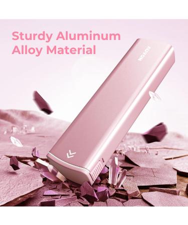 AUVON Aluminum Alloy 7 Day Pill Box Organizer for Travel - Stylish Design with Privacy Protection - Large Compartment for Vitamins and Supplements (Pink) - Buy Online on GoSupps.com