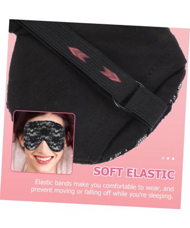 minkissy Lace Flower Eye Mask Breathable Eye Cover Cold Compress Eye Masks Lithe Eye Protector Ice Compress Eye Masks Elastic Eye Cover Sleeping Eye Facial Mask Polyester Sleepy Eyes Travel 22x9x0.8cm Black - Buy Online on GoSupps.com