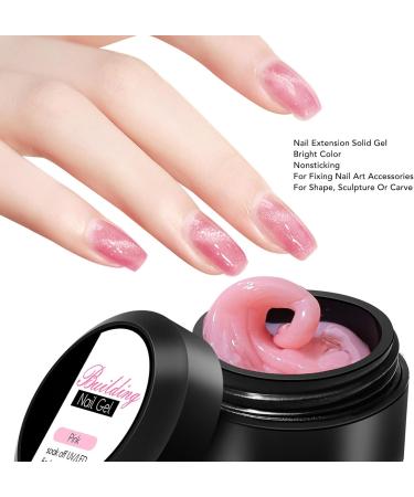 PenRux Solid Builder Gel for Nails 6 Colors Nail Extension Gel Non Sticky Portable Solid Builder Gel Shiny Long Lasting Solid Builder Nail Gel for Carving Nail Art Salon Home Use - Buy Online on GoSupps.com