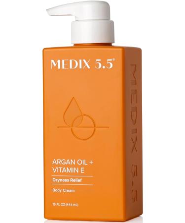 Medix 5.5 Argan Oil + 24 KT Gold Age Rewind Cream - 15 Fl Oz.