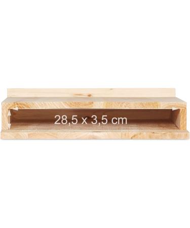 XL Bat Box Nesting Habitat | Solid Wood Garden Animal Shelter 55x35x7.5cm | Natural Untreated Wood - 10028879 - Buy Online on GoSupps.com