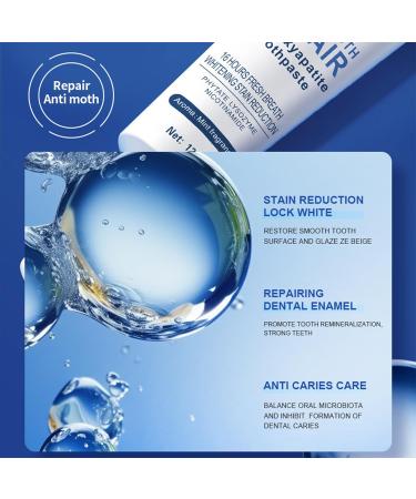 7.5% Hydroxyapatite Toothpaste Fluoride-Free Formula with Gentle Mint for Sensitive Teeth Cleans and Cares for Oral Health Promotes Freshens Breath. - Buy Online on GoSupps.com
