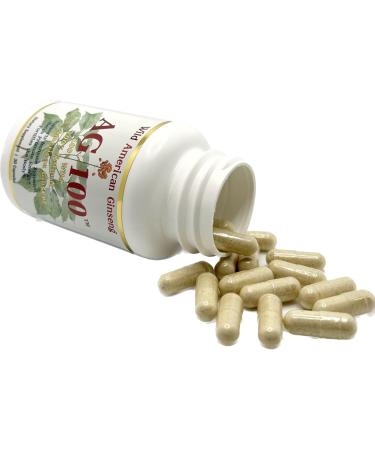 AG 100-100% Pure Wild American Ginseng Capsules - Buy Online on GoSupps.com