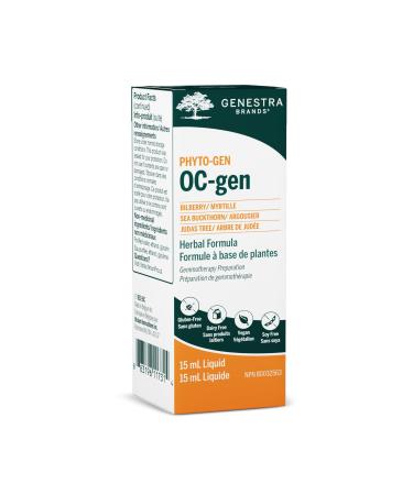 Genestra Brands - OC-gen - Bilberry Sea Buckthorn and Judas Tree Herbal Supplement - 15 ml Liquid