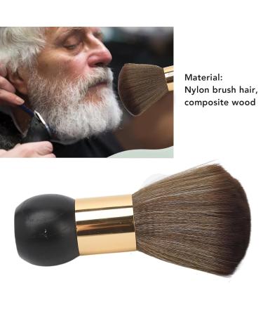 Men's Wooden Handle Shaving Brush with Pure Nylon Hair Soft Facial Cleaning & Makeup Tool for Home and Salon Use - Buy Online on GoSupps.com