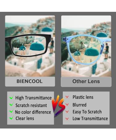 6 Pack Reading Glasses for Men & Women Traditional Frames with Spring Loaded Hinges 2.0x Magnification Black International Shipping Available - Buy Online on GoSupps.com