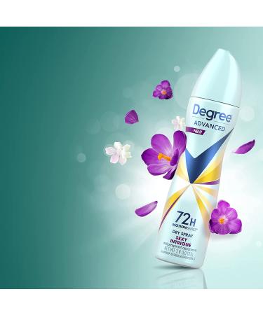 Degree Women's Sexy Intrigue Dry Spray Deodorant 4-Pack | 72-Hour Sweat & Odor Protection | MotionSense Technology | 3.8oz - Buy Online on GoSupps.com