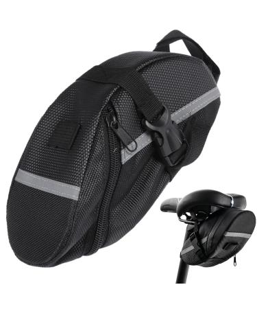 HSLXby Bicycle Tool bag small saddle bag saddlebag bike bicycle pocket bicycle seat bag saddlebag racing bike small size and large capacity reflective design is safer - Buy Online on GoSupps.com
