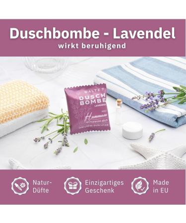 Waltz 7 Lavender Shower Bombs - 6 Piece Aromatherapy Set with Natural Essential Oils | Perfect for Relaxation & Wellness | Ideal Gift for Birthdays - Buy Online on GoSupps.com