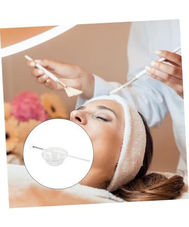 SKISUNO Beauty Facial Masks Brush Bowl Fan Applicator for Peel Makeup Cosmetic Spatula Beauty Salon Brush Butters Facial Mask Brush Body Skin Care White Aluminum Foundation Brush - Buy Online on GoSupps.com