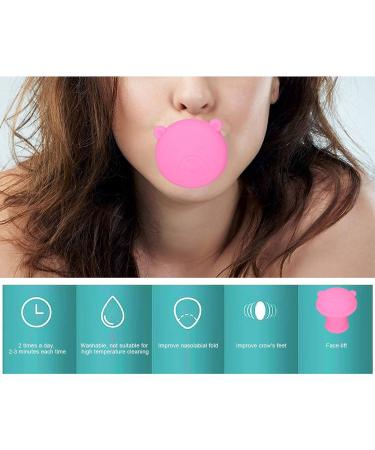 Double Chin Reducer Ball - Facial Exerciser for Neck Toning and Wrinkle Reduction (Pink bear) - Buy Online on GoSupps.com