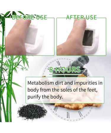 IKKAB 20-Piece Detox Foot Pads - 100% Natural Deep Cleaning for Stress Relief & Better Sleep - Buy Online on GoSupps.com