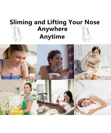 Lenlorry Nose Shaper Clip - Unisex Soft Silicone Rhinoplasty Tool & Hair Trimmer | Ultra Durable Stainless Steel Slimming Device - Buy Online on GoSupps.com