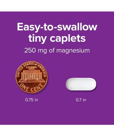 Webber Naturals Magnesium 250 mg Complex Blend - 210 Caplets - Muscle, Bone, Nerve, Heart Health - Gluten & Dairy Free Vegan - Buy Online on GoSupps.com