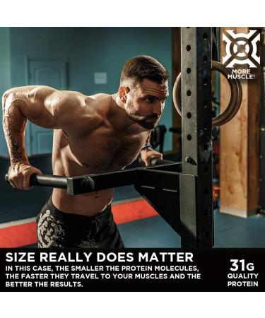 Progenex More Muscle | No Added Sugar Hydrolyzed Whey Protein Isolate Powder for Lean Muscle Gain. Best Tasting Low Carb High Protein Shake for Women & Men. 25 Servings (Vanilla Cream) - Buy Online on GoSupps.com