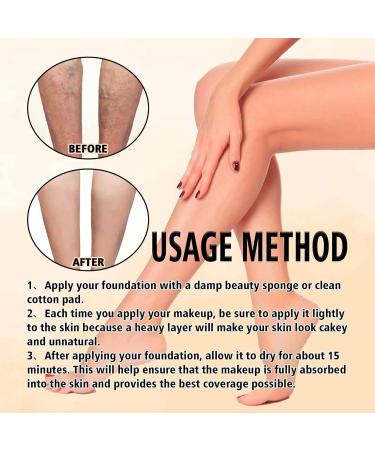 Teint Couvrant Imperfections Tatouage Cicatrice Pour Le Corps Teint Creme Imperm able Longue Dur e Matte Pour Les Bras Les Jambes Le Dos Le Ventre - Buy Online on GoSupps.com