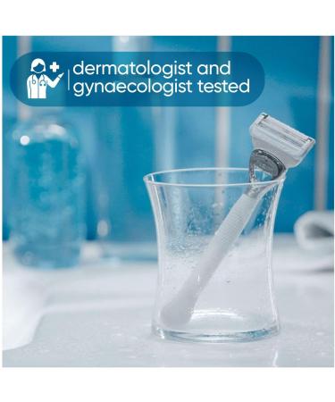 Gillette Venus Women's Razor Bundle for Pubic Hair - Includes 2 Blade Refills, 2-in-1 Shave Gel/Cleanser 190ml - PH Balanced for Skin Health - Buy Online on GoSupps.com