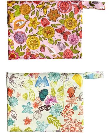 Reusable Mini Wet Bag for Mama Cloth & Breast Pads - 2 Pack (7x5.5 Inch) - Buy Online on GoSupps.com