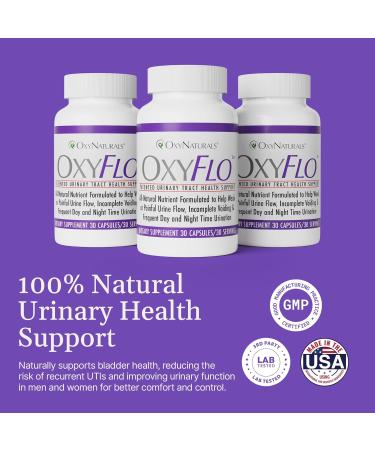 OxyNaturals OxyFlo Bladder Control Supplement for Women & Men (150 Count (Pack of 5)) - Buy Online on GoSupps.com