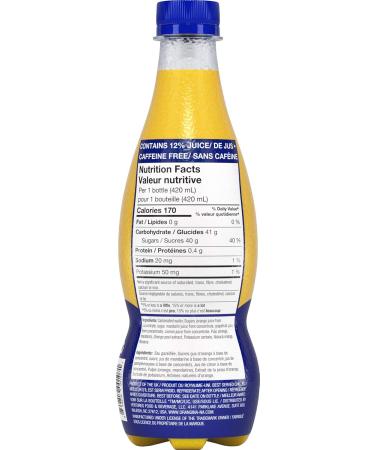 ORANGINA Sparkling Citrus Beverage Original 420ml PET 12 Count - Buy Online on GoSupps.com