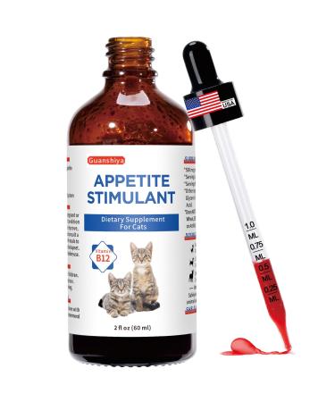 Cat Appetite Stimulant - Methylcobalamin B12 Liquid Supplement - Boost Appetite Energy & Weight gain - 60ml